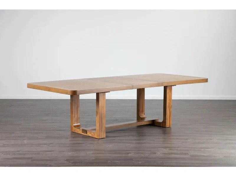 Mandal Chestnut/Gray 9 Piece Dining Set