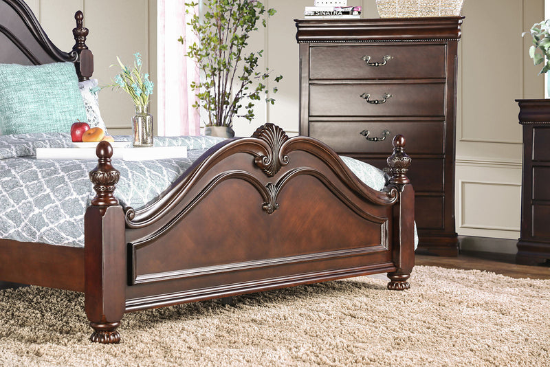 Mandura Cherry 5 Pc. Queen Bedroom Set w/ Chest
