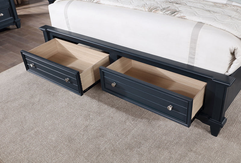 Manzanillo Slate Blue 4 Pc. Queen Bedroom Set