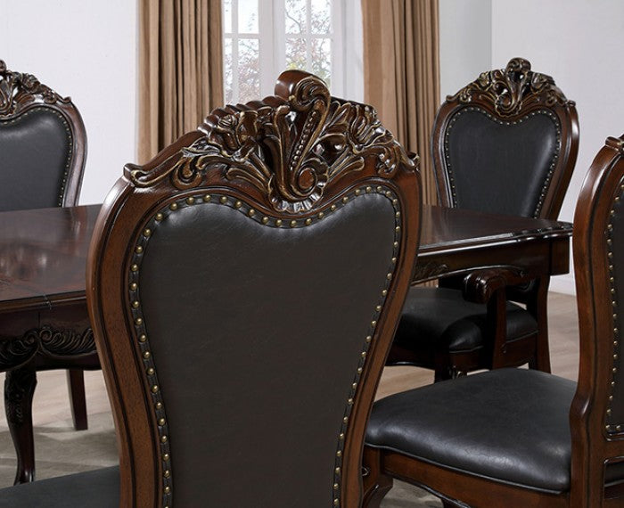 Manzanita Dark Cherry/Black Arm Chair (Set of 2)