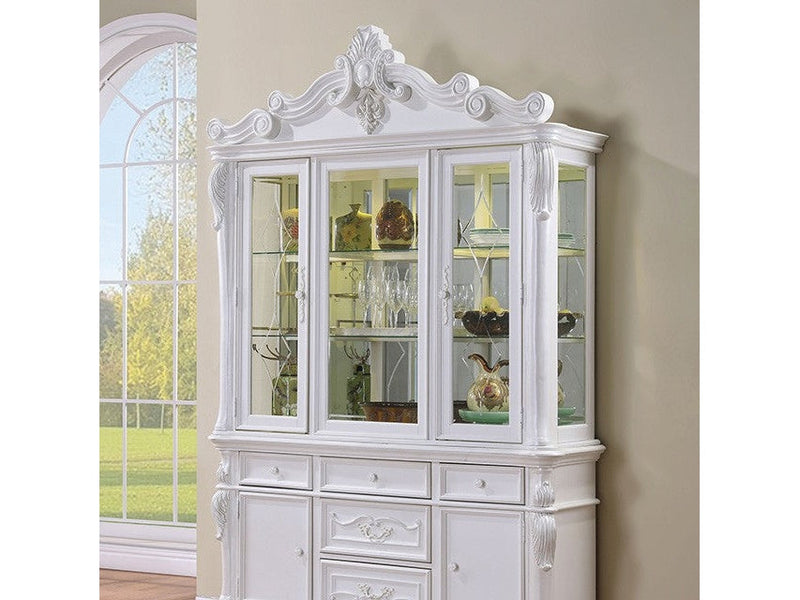 Manzanita White Hutch & Buffet