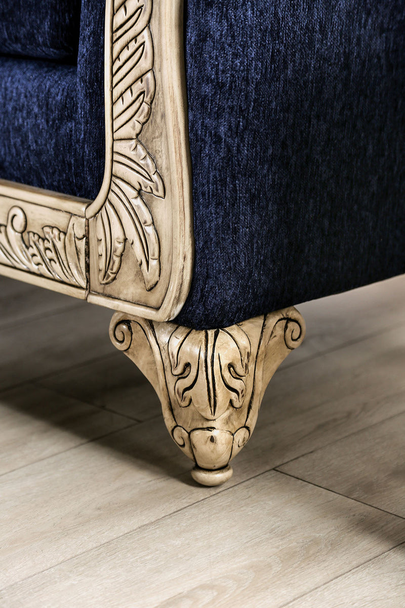 Marinella Royal Blue Sofa & Loveseat
