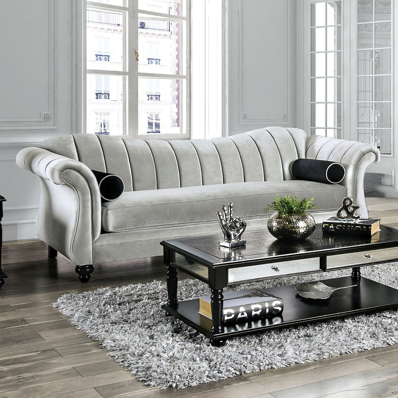 Marvin Pewter Sofa & Loveseat