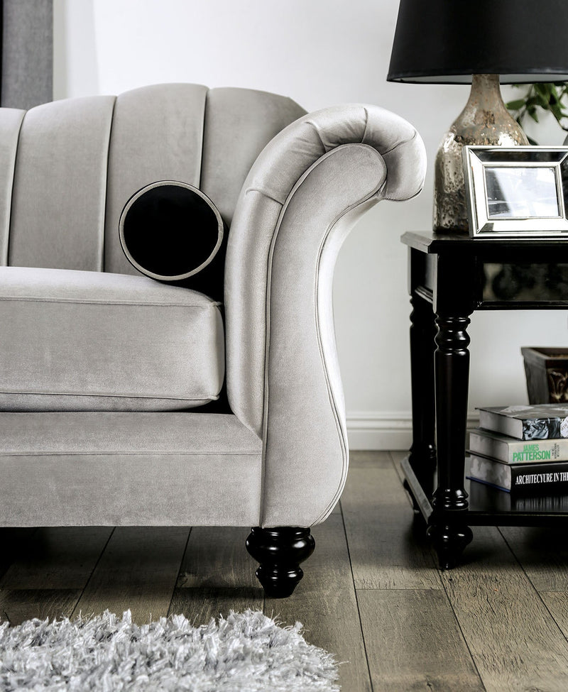 Marvin Pewter Sofa