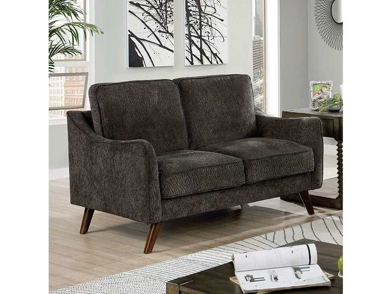 Maxime Dark Gray Loveseat