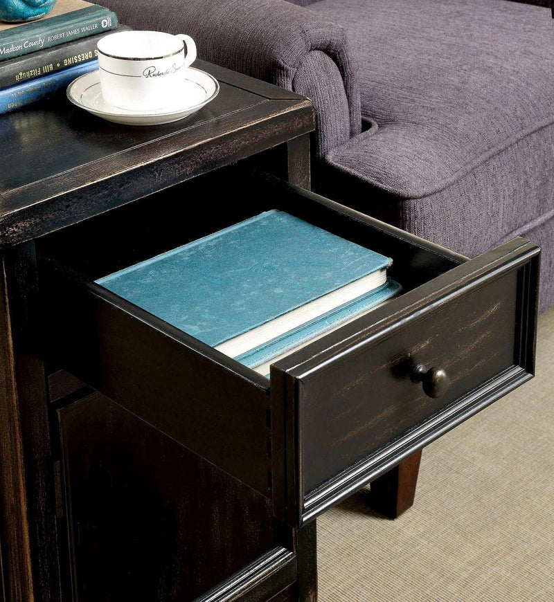 Meadow Antique Black Side Table
