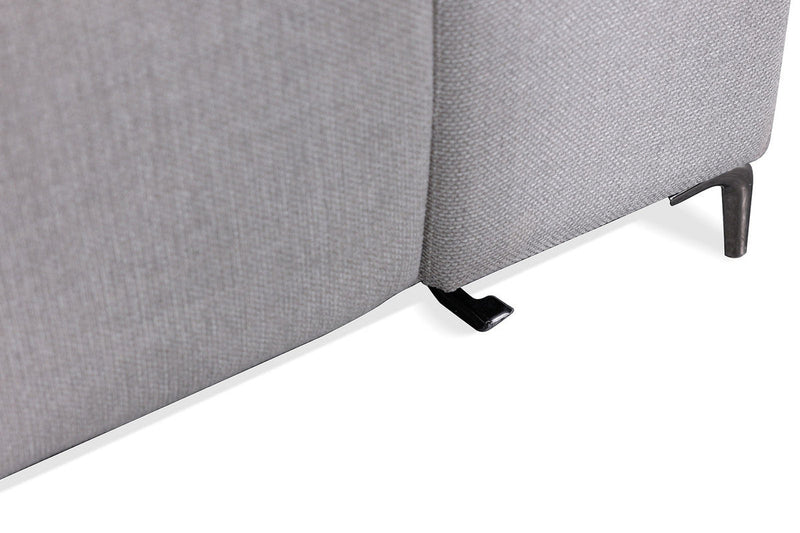 Melancton Light Gray Power Sectional