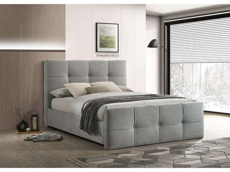 Merced Light Gray Queen Bed