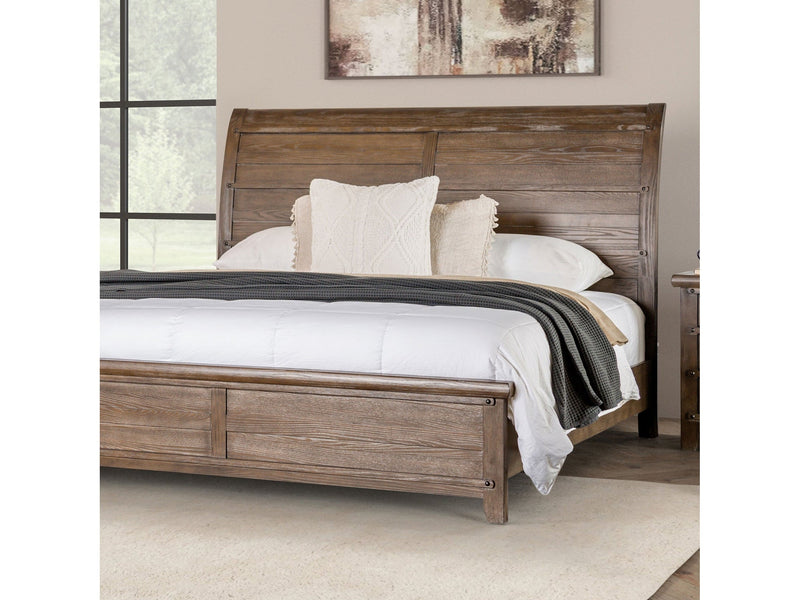 Merthyr Brown 5 Pc. Queen Bedroom Set w/ 2NS