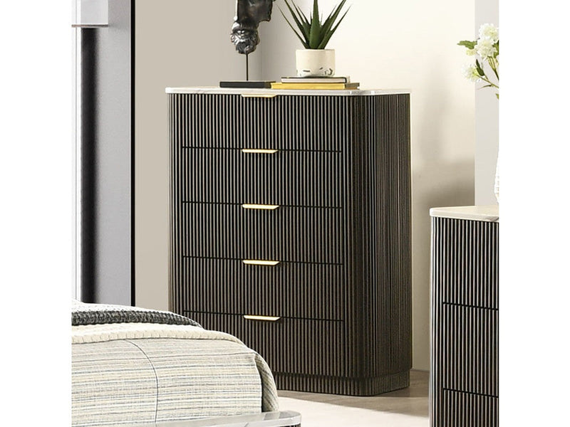 Merthyr Dark Walnut Chest