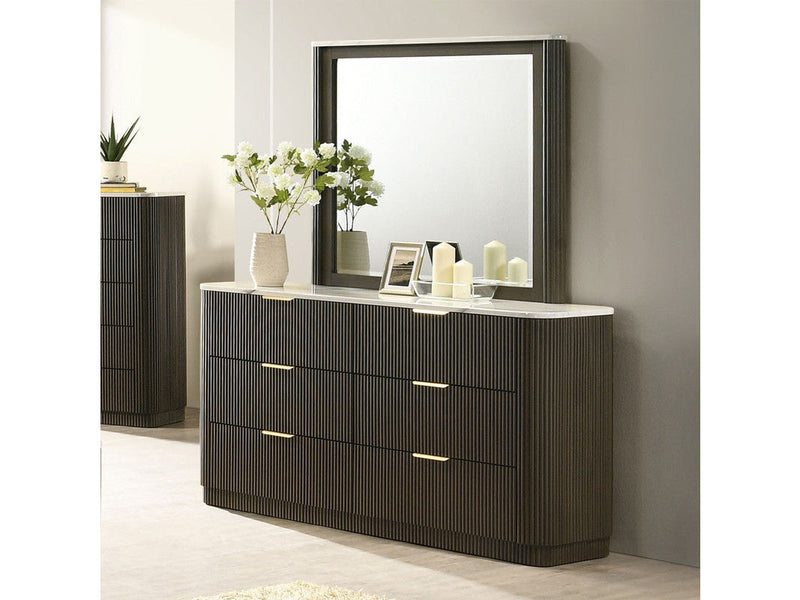 Merthyr Dark Walnut Dresser