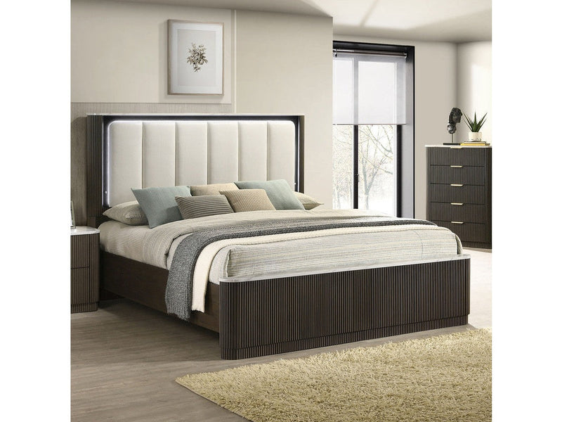 Merthyr Dark Walnut E.King Bed
