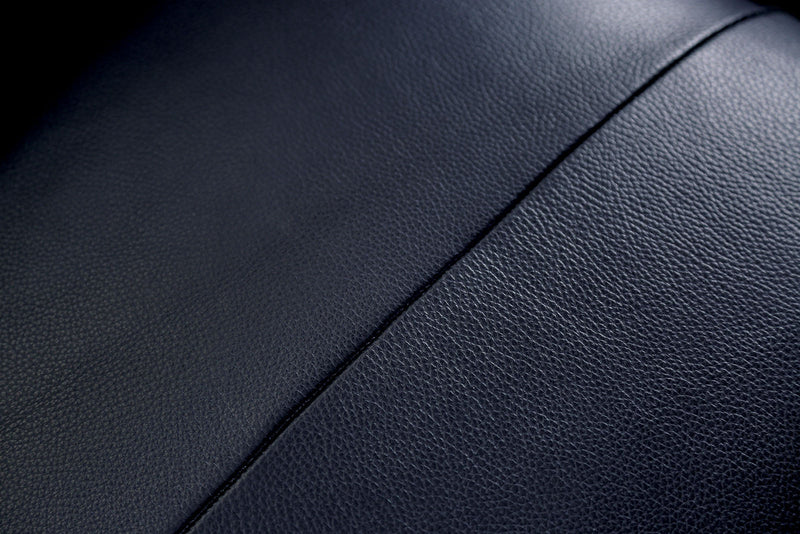 Mezzanotte Midnight Blue Real Italian Leather Chair