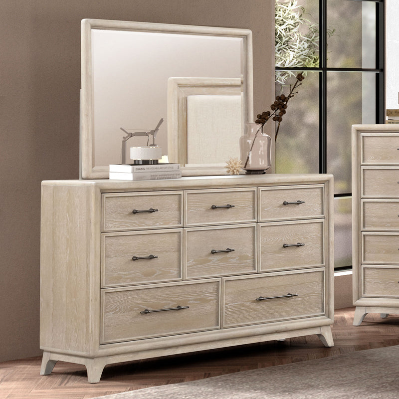 Midhurst Oak Queen 5 Piece Bedroom Set w/2 Nightstands