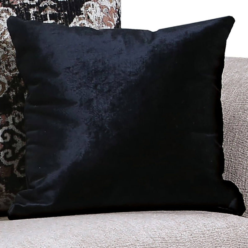 Molfetta Light Brown & Black Sofa & Loveseat