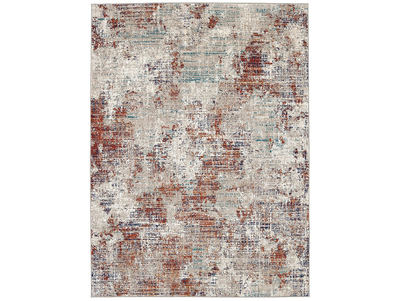Montijo Concrete Umber 5' X 8' Area Rug