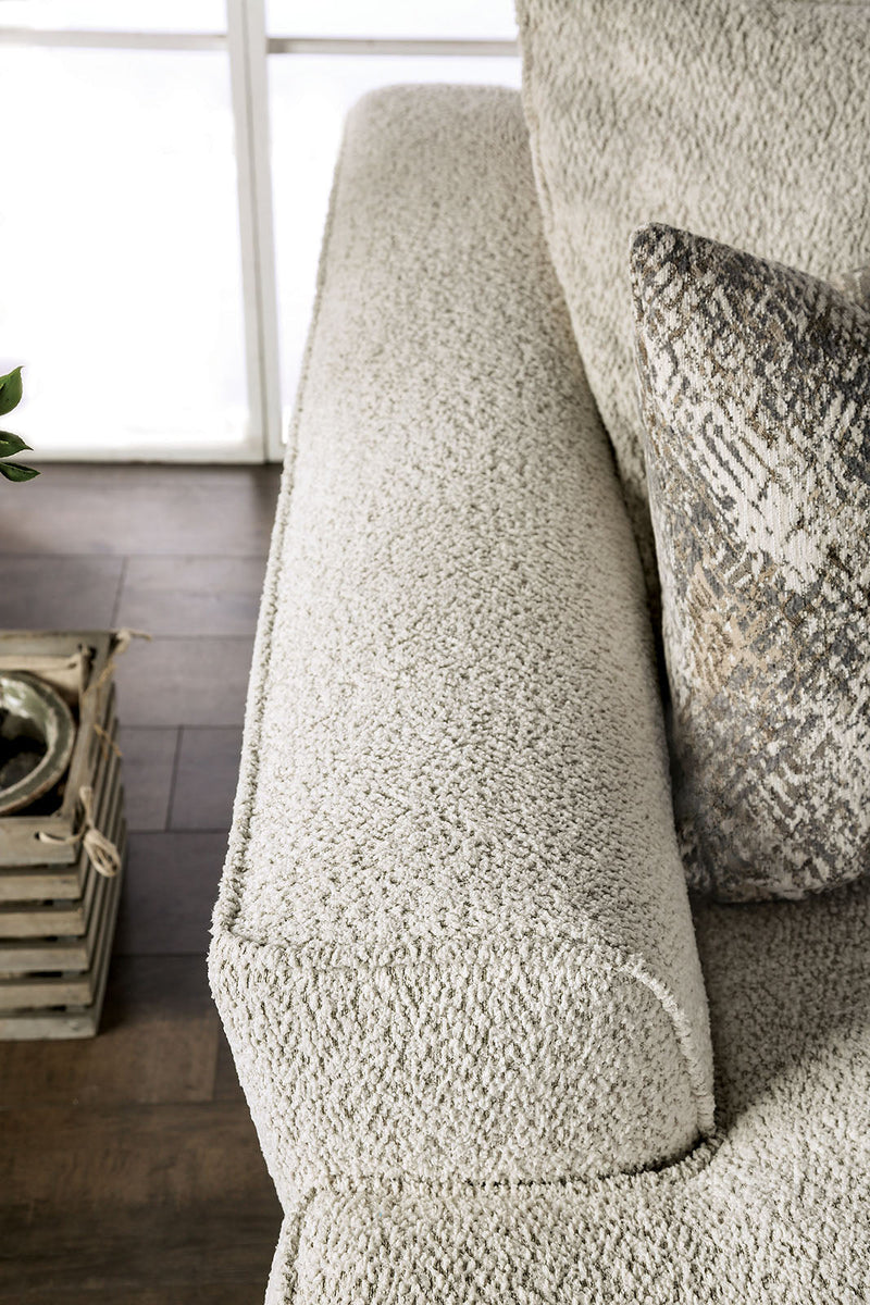 Moorpark Off-White Loveseat