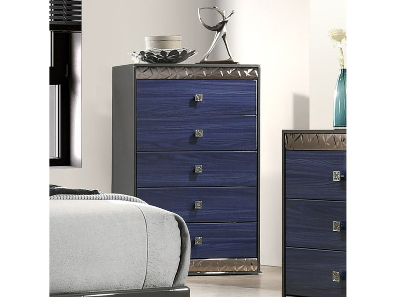 Morcote Ash Gray/Indigo Blue Chest