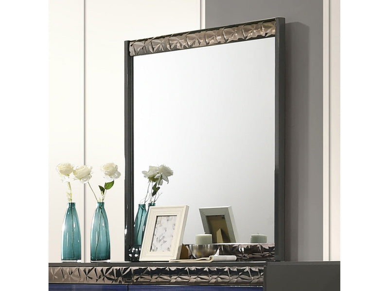 Morcote Ash Gray/Indigo Blue Mirror