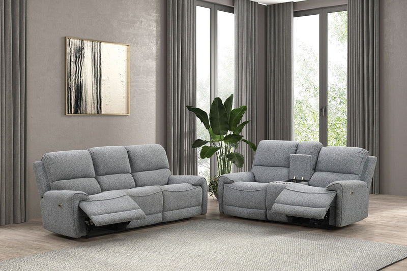 Morcote Gray Reclining Sofa