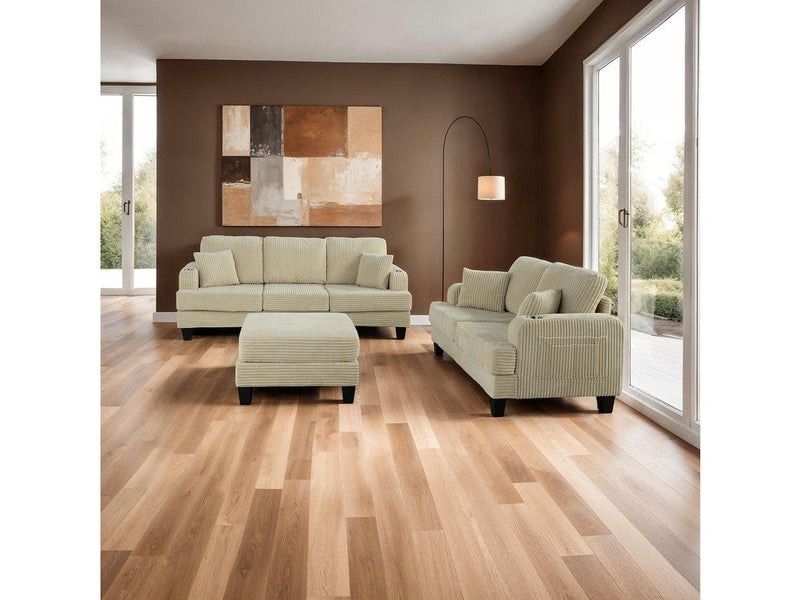 Moretaine Beige Loveseat