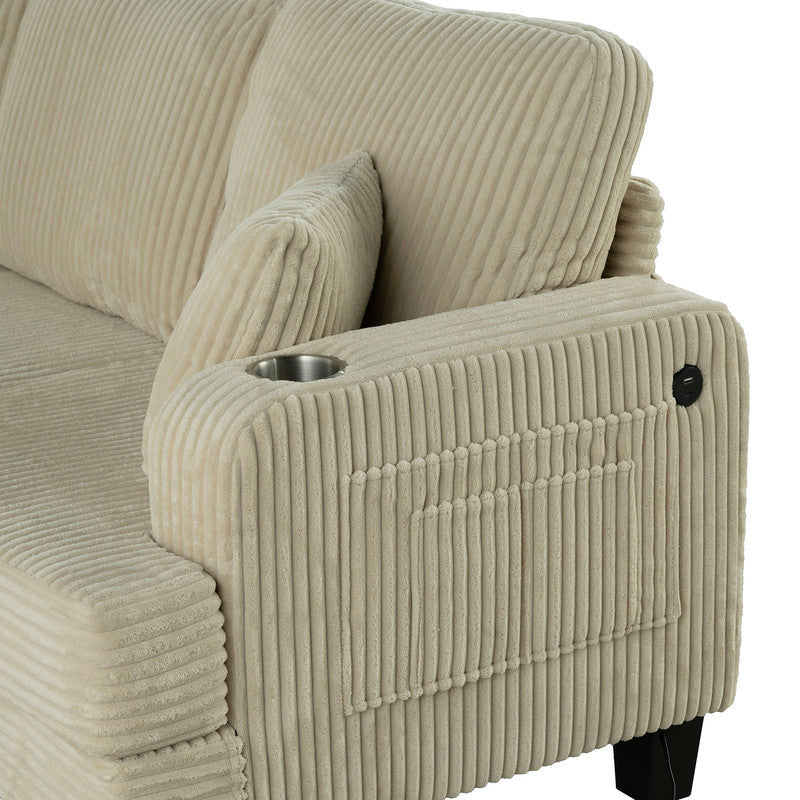Moretaine Beige Sofa & Loveseat