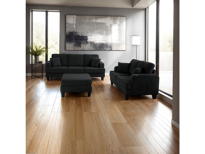 Moretaine Black Sofa