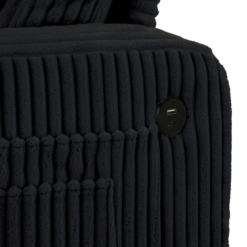 Moretaine Black Sofa