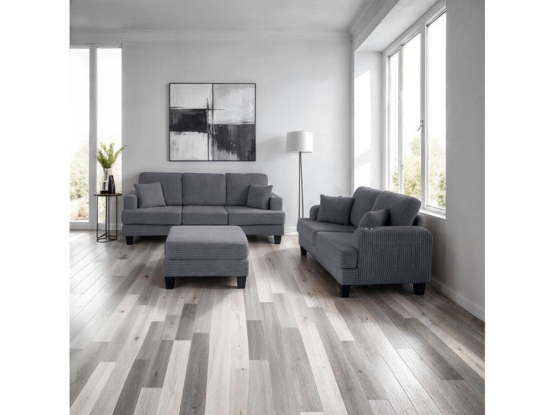 Moretaine Dark Gray Loveseat