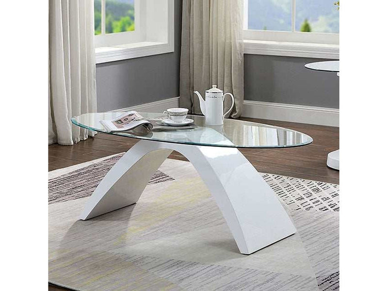 Nahara White Coffee Table