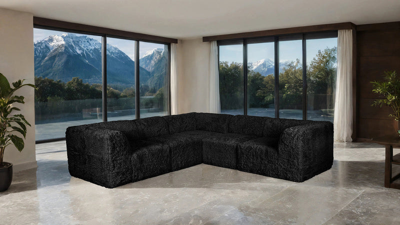 Nappi Black L-Sectional C
