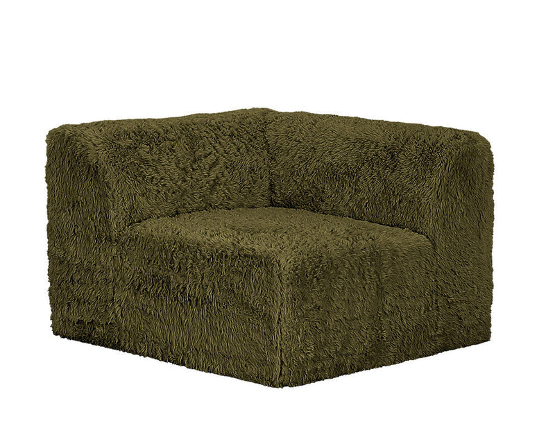 Nappi Olive Green L-Sectional B