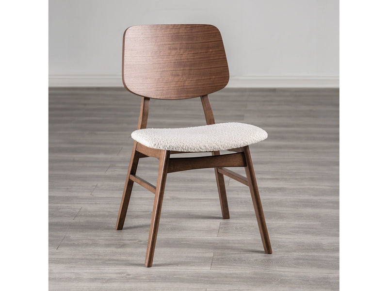 Narvik Walnut/Beige Side Chair (Set of 2)