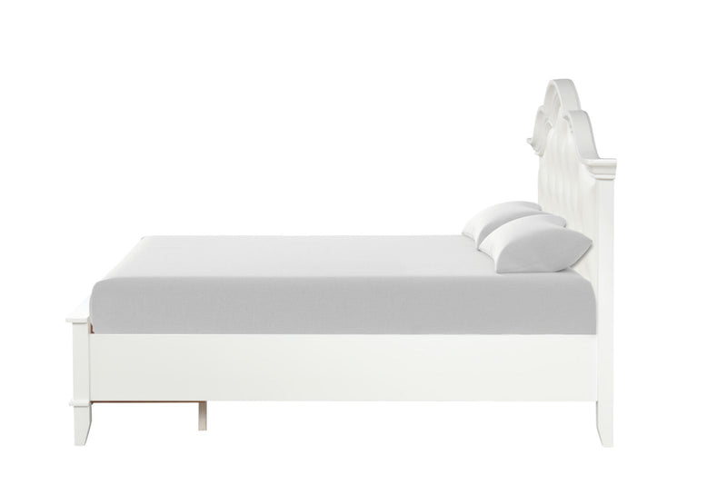 Naucalpan White Full Bed