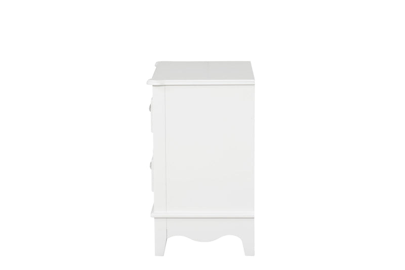 Naucalpan White Nightstand