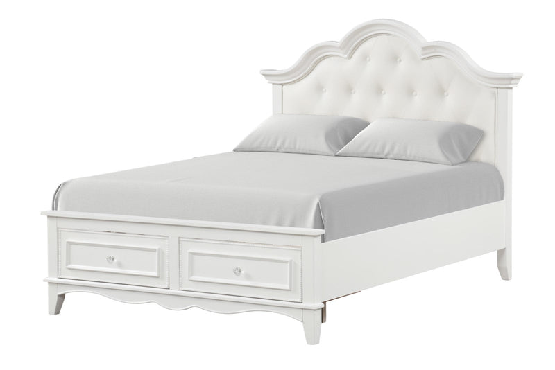 Naucalpan White Queen 4 Piece Bedroom Set