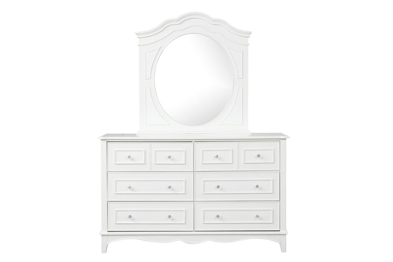Naucalpan White Twin 4 Piece Bedroom Set