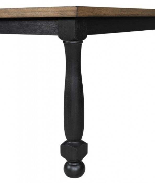 Neue Mills Black 7 Piece Dining Set