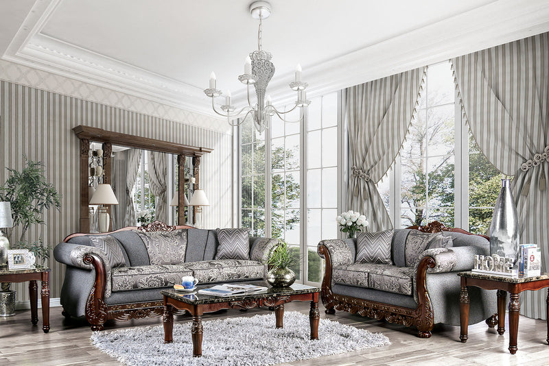 Newdale Gray Loveseat