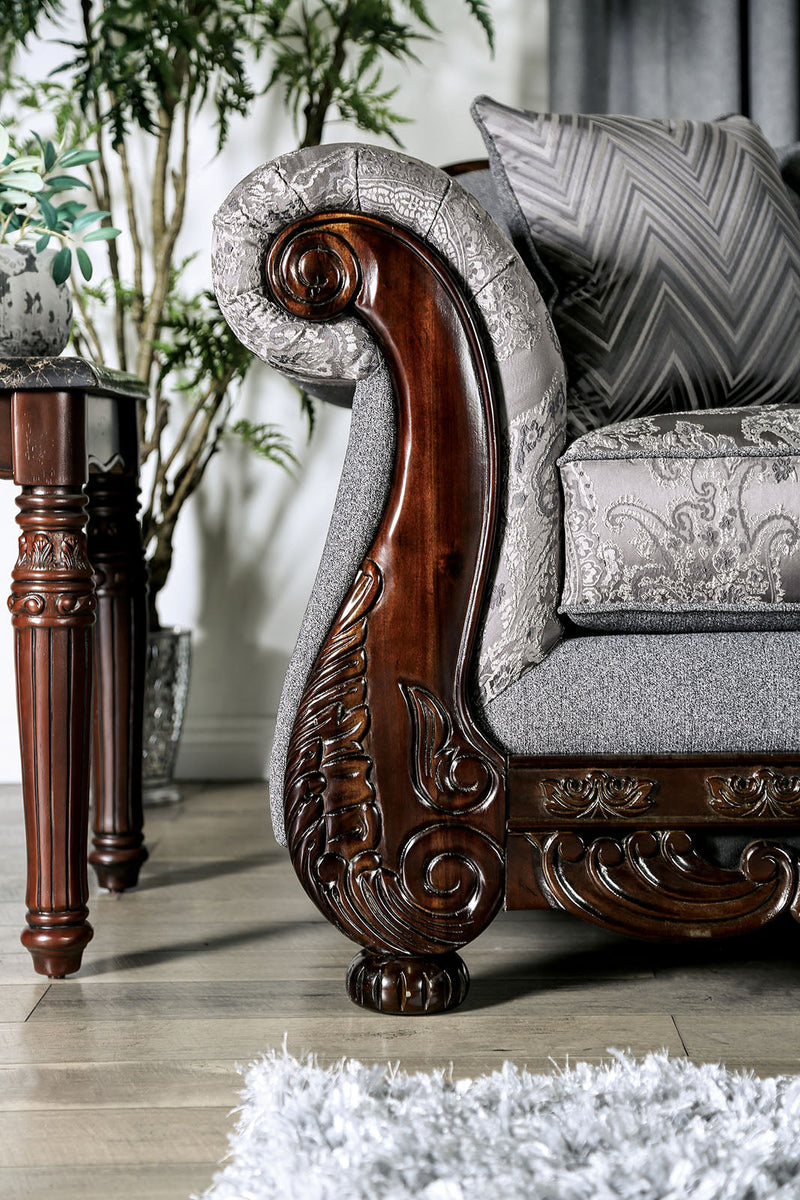 Newdale Gray Loveseat