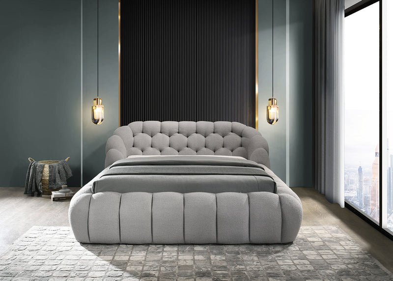 Newquay Gray Eastern King Bed