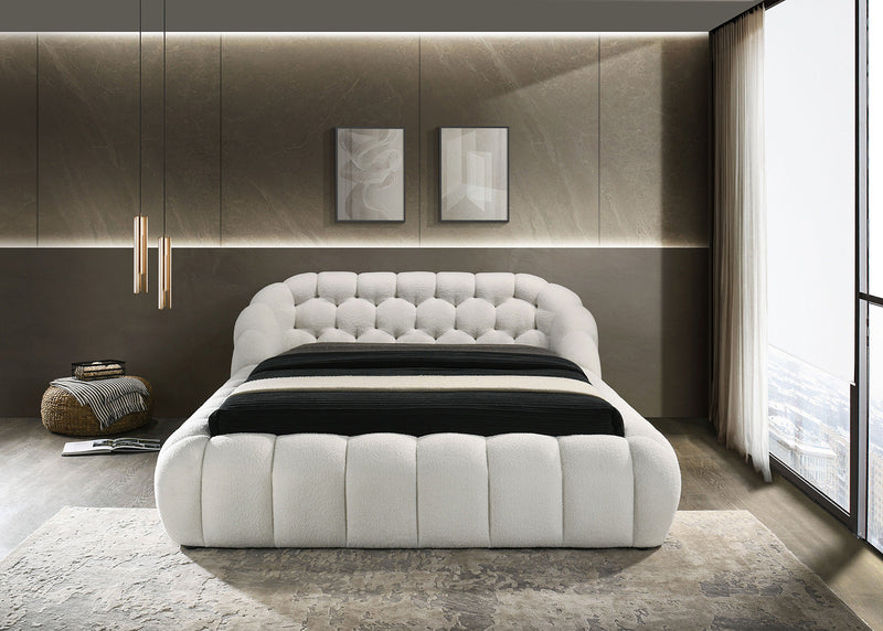Newquay White Eastern King Bed