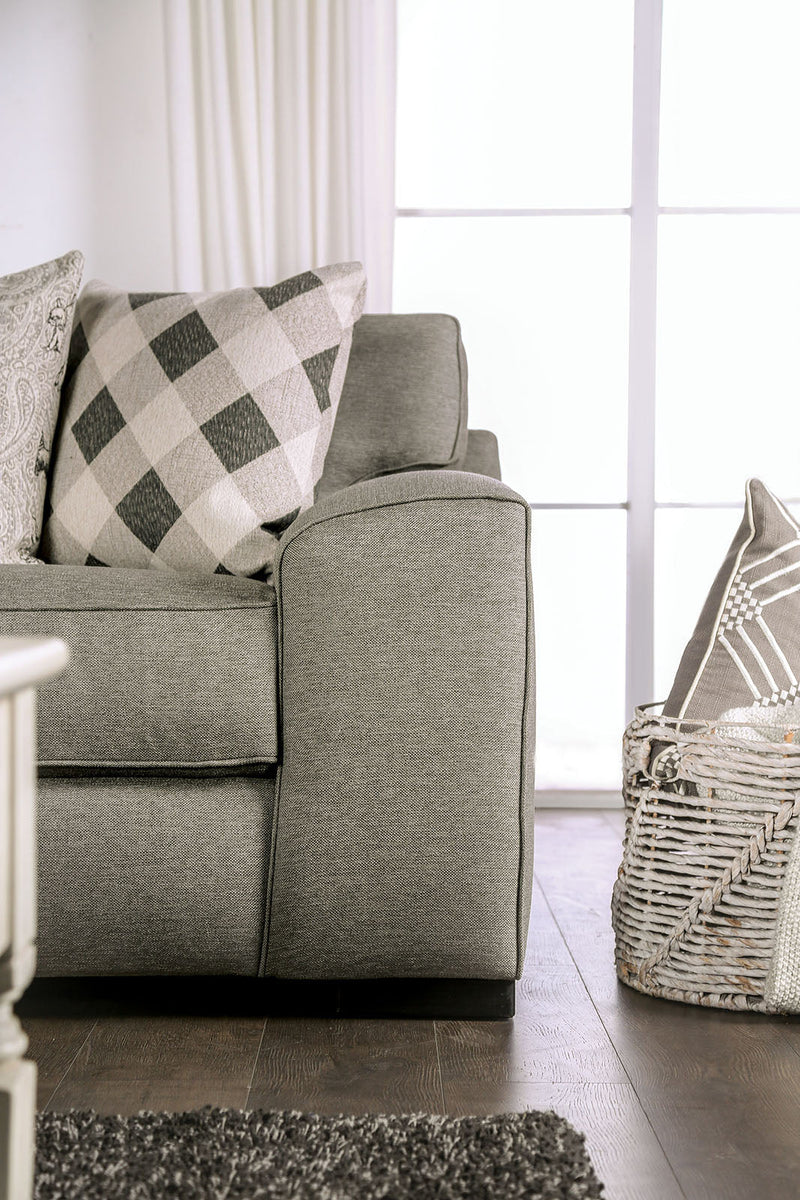 Newry Gray Loveseat