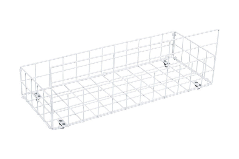 Nicoli White Queen Metal Bed w/ Storage
