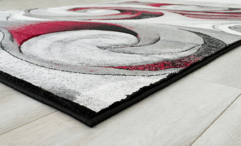 Niksar Red 5' X 7' Area Rug