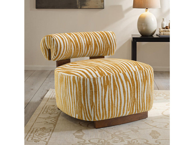 Niobe Yellow Accent Chair
