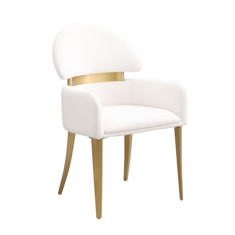 Northam White/Matte Gold 7 Pc. Dining Table Set