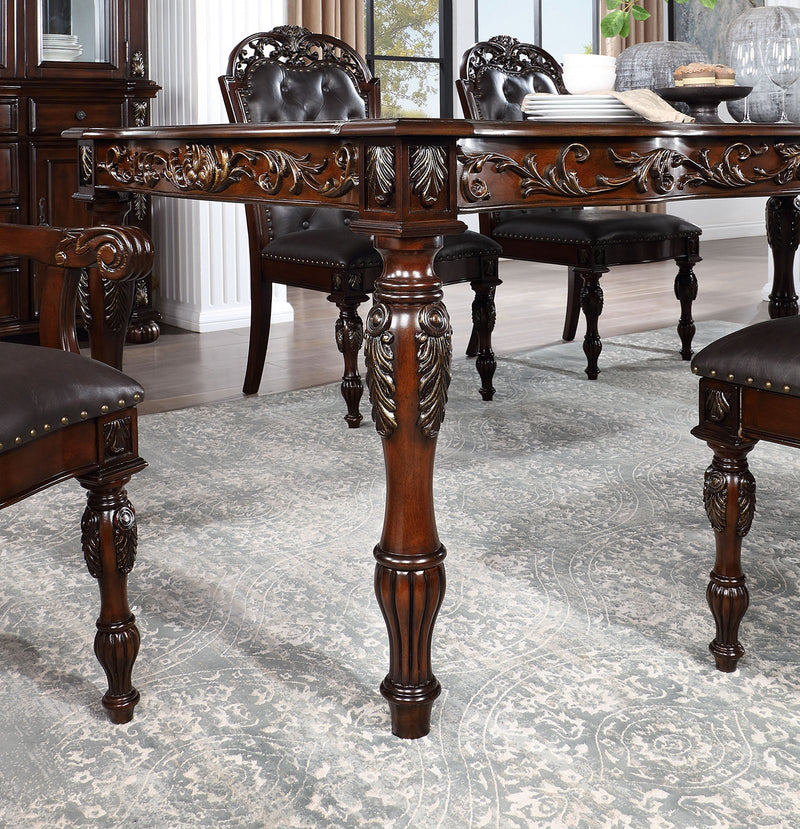 Nouvelle Brown Cherry 7 Pc. Dining Room Set
