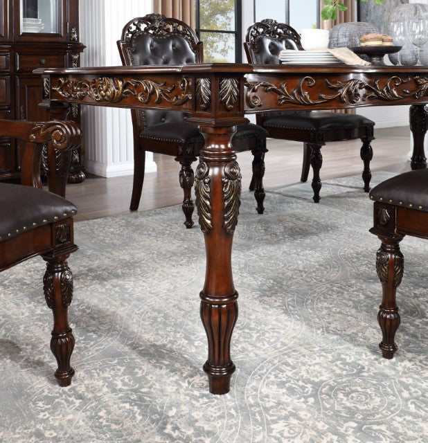 Nouvelle Brown Cherry Dining Table