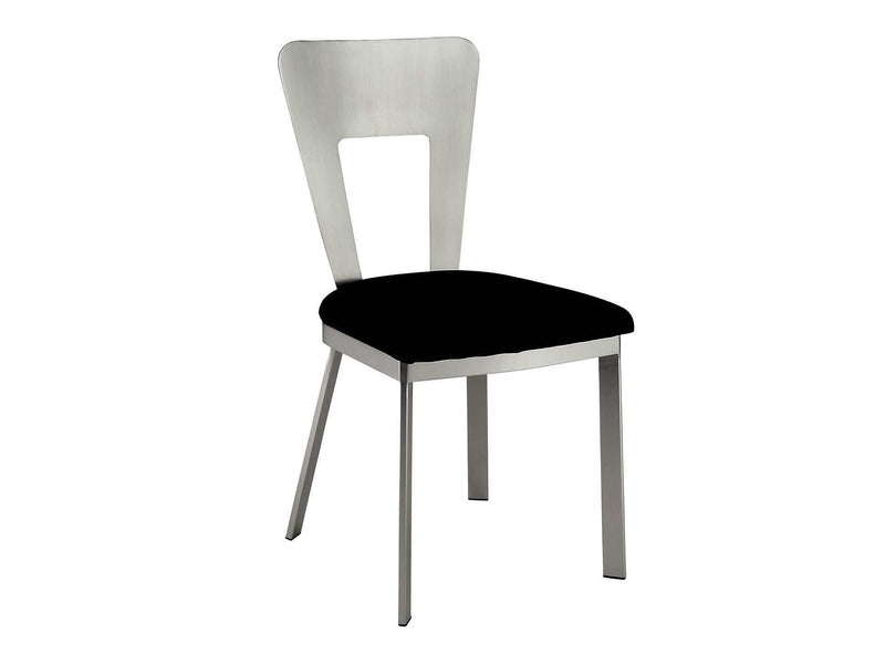 Nova Silver & Black Dining Chair (Set of 2)